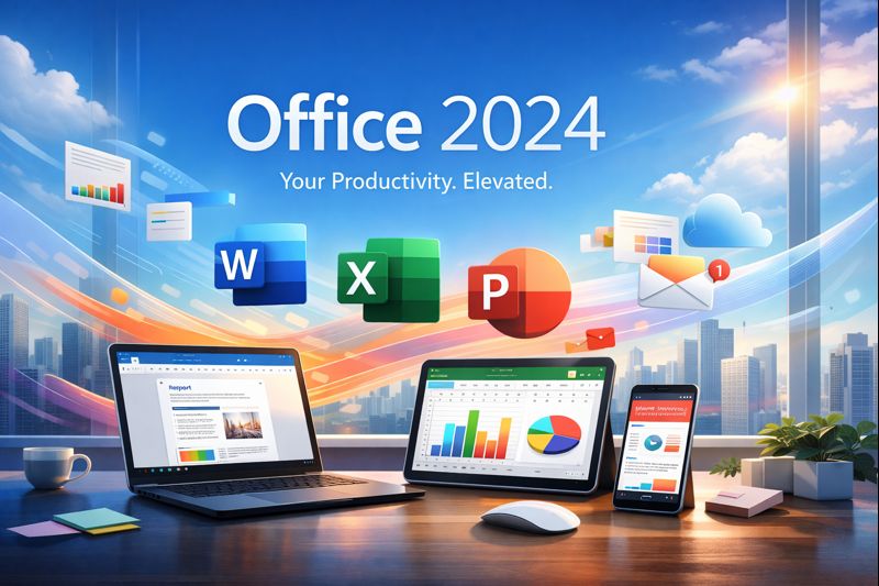 Microsoft Office 2024 Product Box