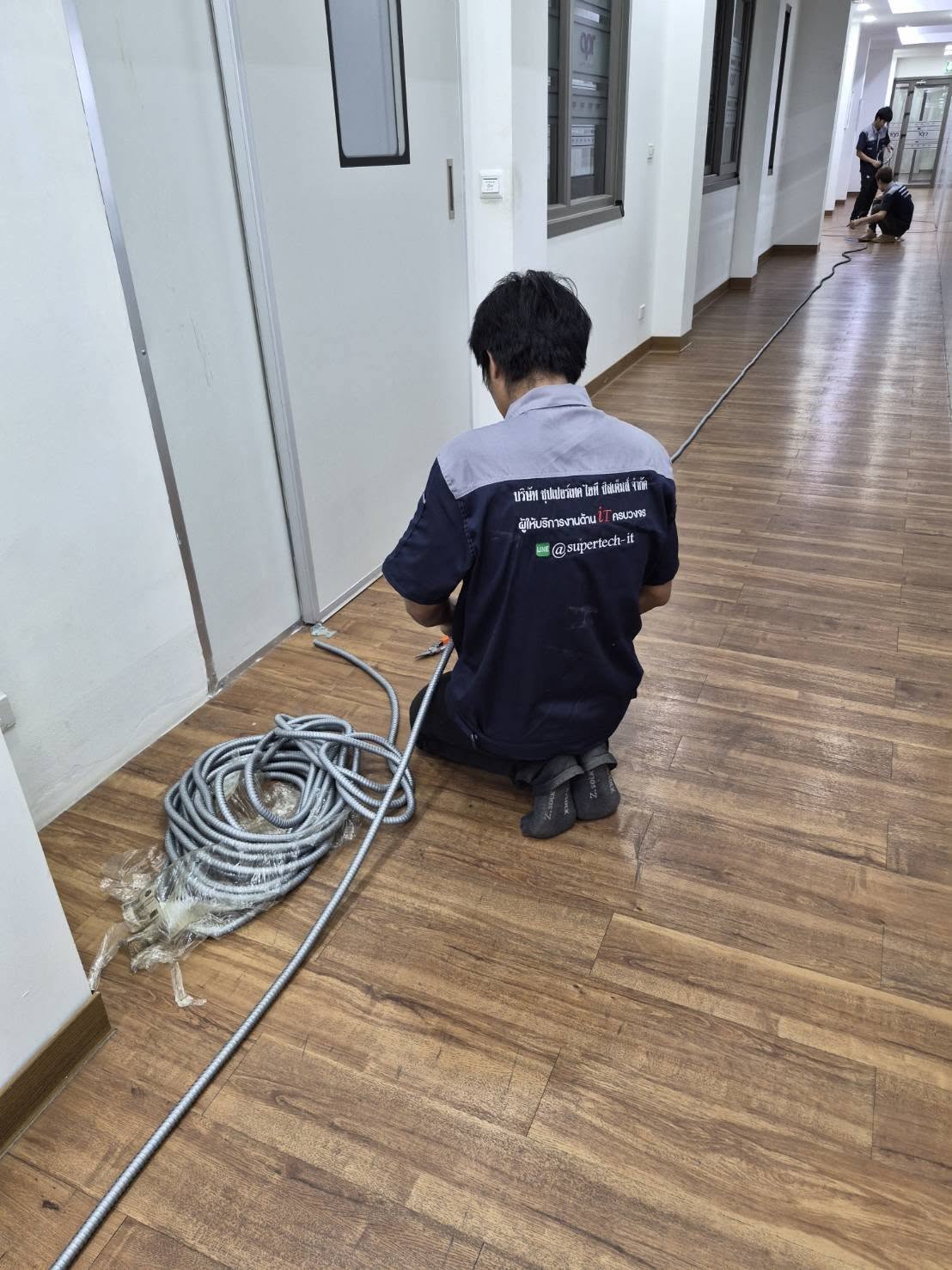ภาพหน้างานติดตั้งตู้ Rack